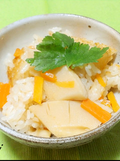 春満開!おこげも美味しい!タケノコご飯!-レシピのメイン写真