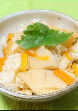 春満開!おこげも美味しい!タケノコご飯!-レシピのメイン写真
