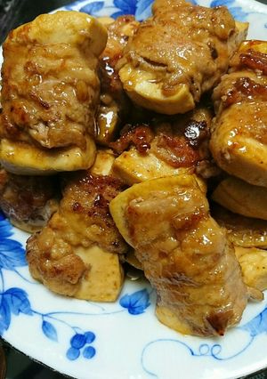 豆腐の豚肉巻き照り焼きステーキ-レシピのメイン写真