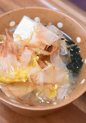 お酢でさっぱり★豆腐ともやしのお吸い物-レシピのメイン写真