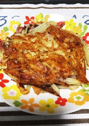 ジャガイモとベーコンのカリカリチーズ焼き-レシピのメイン写真
