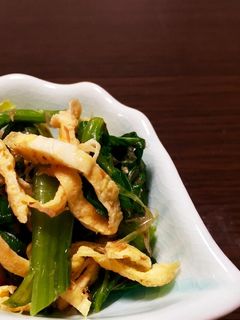 簡単もう一品!ほうれん草とたまご和え-レシピのメイン写真