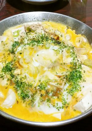 パエリア鍋de豆腐の卵とじ-レシピのメイン写真