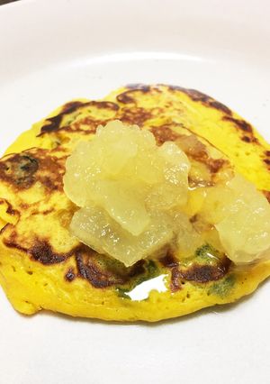 りんごとかぼちゃのホットケーキ-レシピのメイン写真