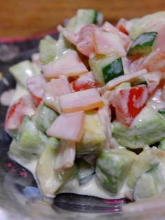 コロコロ野菜のヨーグルトサラダ-レシピのメイン写真