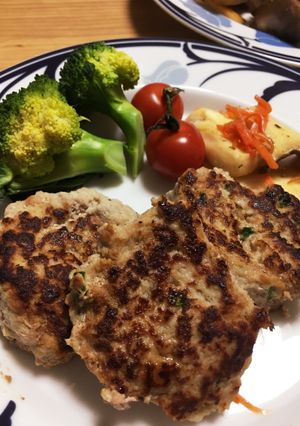 フープロで超簡単！ふわふわハンバーグ☆-レシピのメイン写真