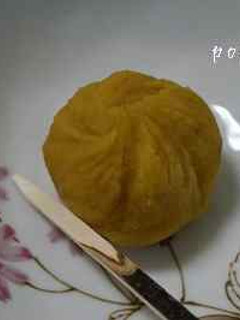 かぼちゃの煮物で作る茶巾絞り-レシピのメイン写真