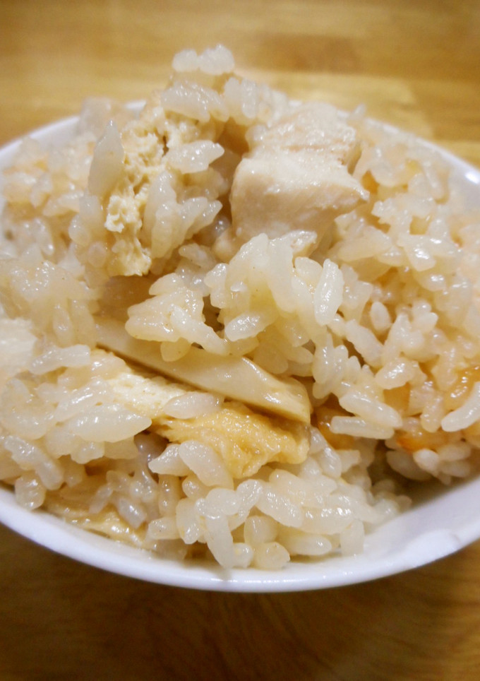 鶏とエリンギの炊き込みご飯-レシピのメイン写真
