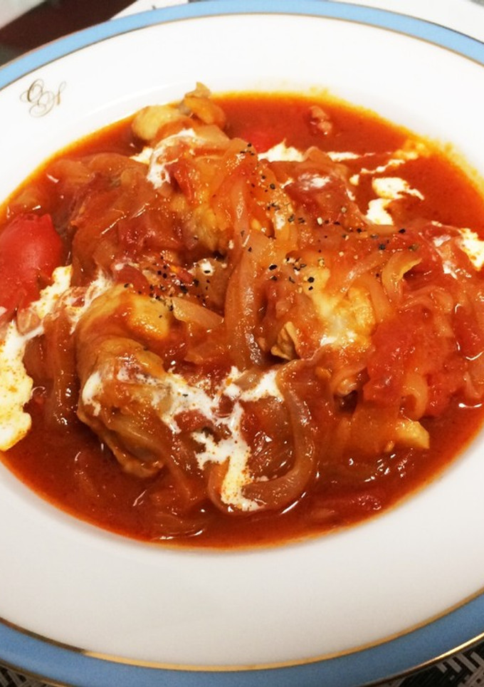 骨付き肉のトマト煮込みスープ-レシピのメイン写真