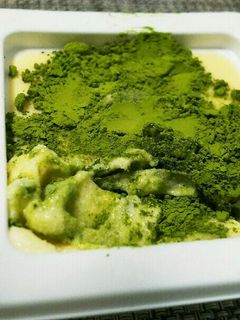 バニラアイスからの抹茶アイス!-レシピのメイン写真