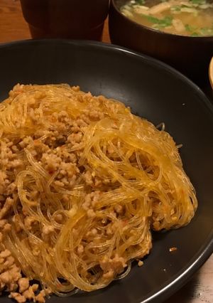 春雨とひき肉の中華炒め-レシピのメイン写真