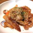 簡単おつまみ♪鶏皮のカリカリ味噌田楽