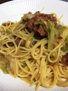 焼き鳥缶で絶品パスタ!-レシピのメイン写真