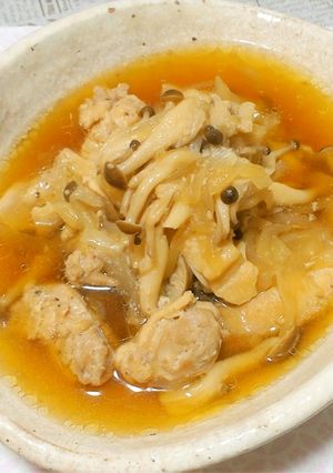 お鍋1つで簡単！鶏のガーリック和風煮込み-レシピのメイン写真