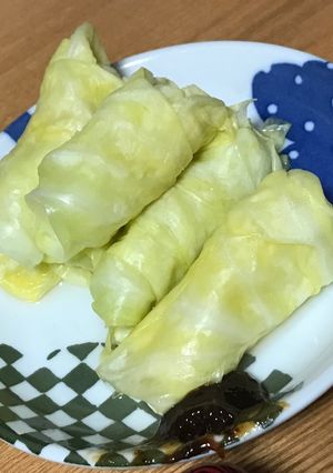茹でて巻いただけ〜キャベツのクルクル-レシピのメイン写真