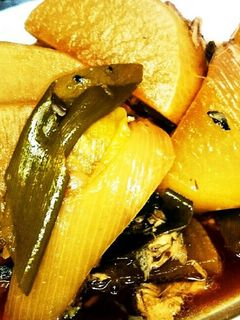 ネギがトロトロ☆大根とサバ缶の煮物-レシピのメイン写真