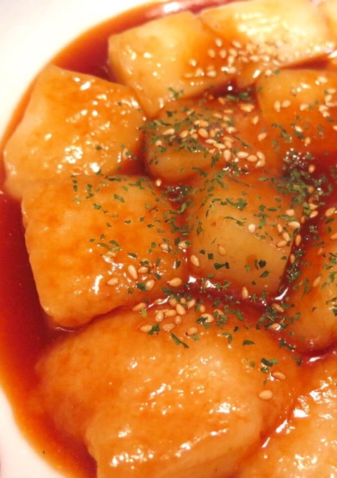 お餅のもちもち生姜焼き-レシピのメイン写真