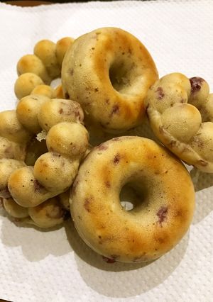 ビニール袋でラクラク☆ジャム焼きドーナツ-レシピのメイン写真