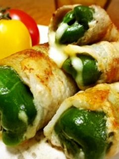 ピーマン豚チーズ-レシピのメイン写真