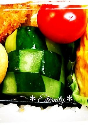 ＊市松きゅうり~飾り切り~＊-レシピのメイン写真