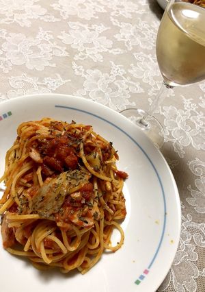 スパゲティポモドーロ-レシピのメイン写真