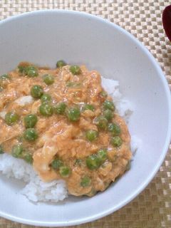 うすいえんどうと卵の餡掛け~丼にも~-レシピのメイン写真