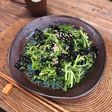 海苔と胡麻油香る春菊生サラダ☆