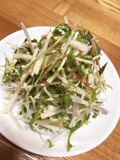 シャキシャキ水菜☆クリーミードレッシング-レシピのメイン写真