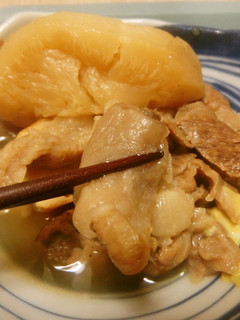 おでん ブリのアラだし ①牛すじ肉入り-レシピのメイン写真