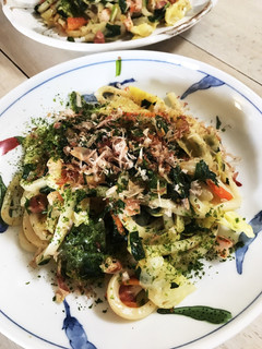 ベーコンとニラ☆春キャベツの焼うどん-レシピのメイン写真