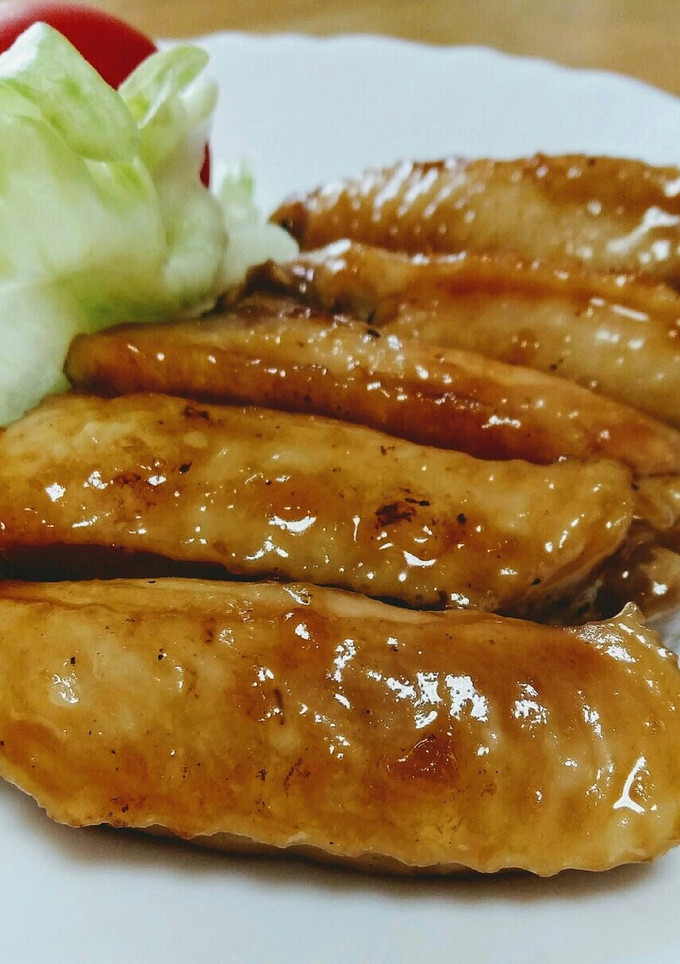 フライパンで簡単！手羽中のしょうが焼き-レシピのメイン写真