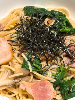 ベーコンとほうれん草の和風パスタ-レシピのメイン写真