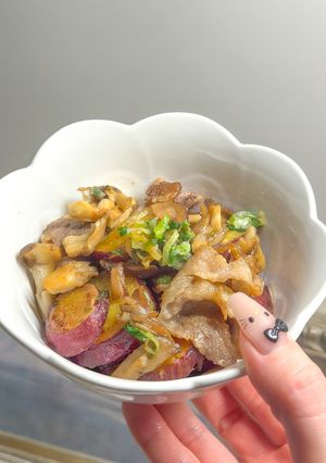 さつまいものバタポン炒め-レシピのメイン写真