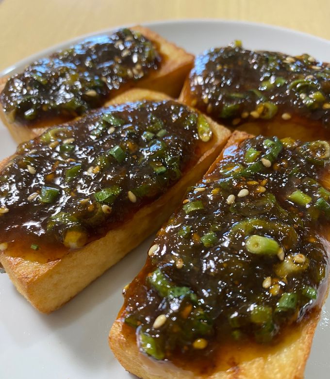 厚揚げの『海苔の佃煮』かけ by ☆ラスタ大山☆ 【クックパッド】 簡単