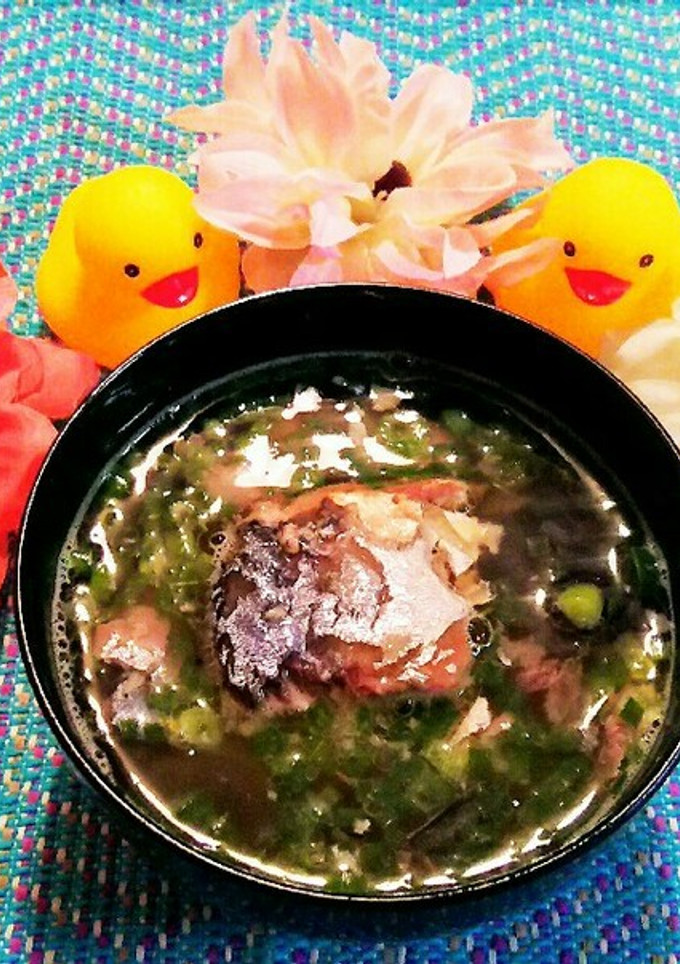 サバ缶のそのまんま汁-レシピのメイン写真