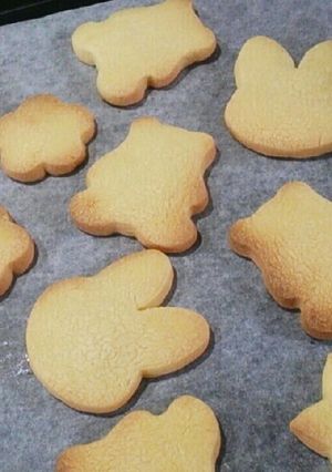簡単型ぬきクッキー-レシピのメイン写真