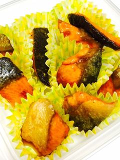 お弁当に☆冷凍可☆鮭の照り焼き-レシピのメイン写真