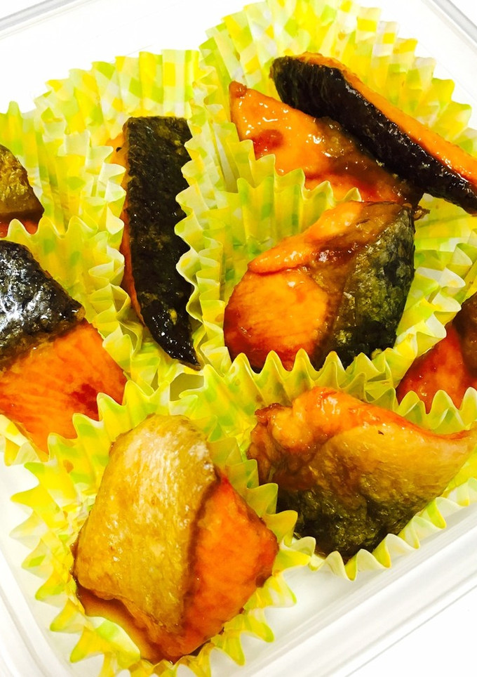 お弁当に☆冷凍可☆鮭の照り焼き-レシピのメイン写真