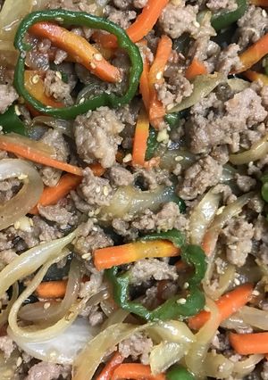 ひき肉でプルコギ-レシピのメイン写真
