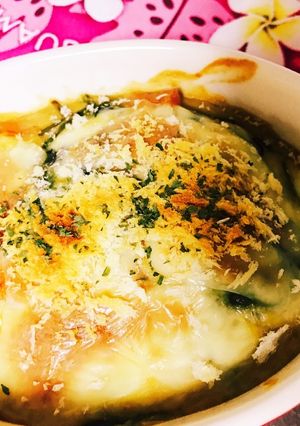 ほうれん草のヘルシーグラタン♡-レシピのメイン写真