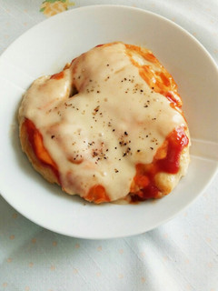 糖質制限☆ムネ肉ピザ-レシピのメイン写真