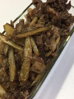 すき焼きのタレで牛ゴボウしぐれ煮-レシピのメイン写真
