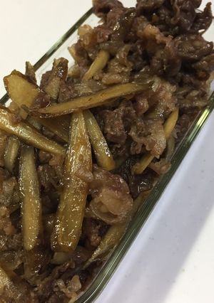 すき焼きのタレで牛ゴボウしぐれ煮-レシピのメイン写真