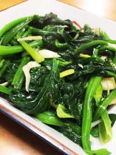 栄養満タン ジャコとほうれん草の炒め物-レシピのメイン写真
