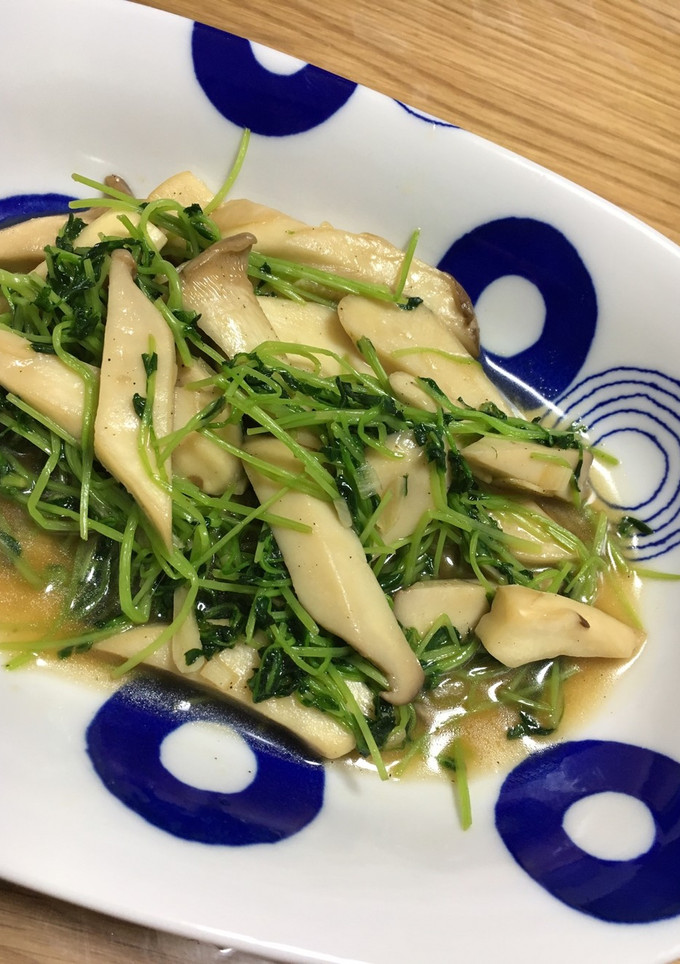 節約料理！豆苗とエリンギのオイスター炒め-レシピのメイン写真