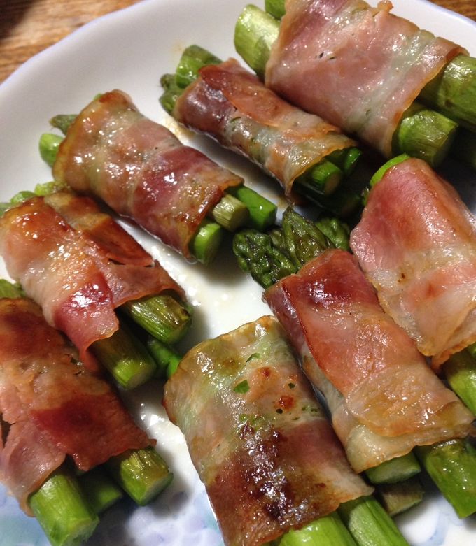アスパラベーコン巻き by マグ♪ 【クックパッド】 簡単おいしい