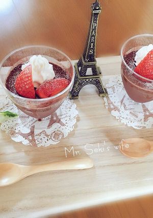 簡単濃厚チョコプリン-レシピのメイン写真