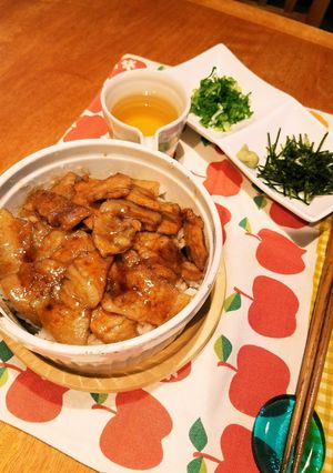 たくさん食べても大丈夫!豚のひつまぶし♪-レシピのメイン写真