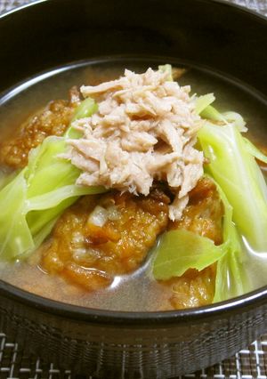 春キャベツのお味噌汁-レシピのメイン写真