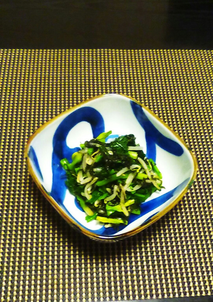 ほうれん草ともやしの海苔和え-レシピのメイン写真